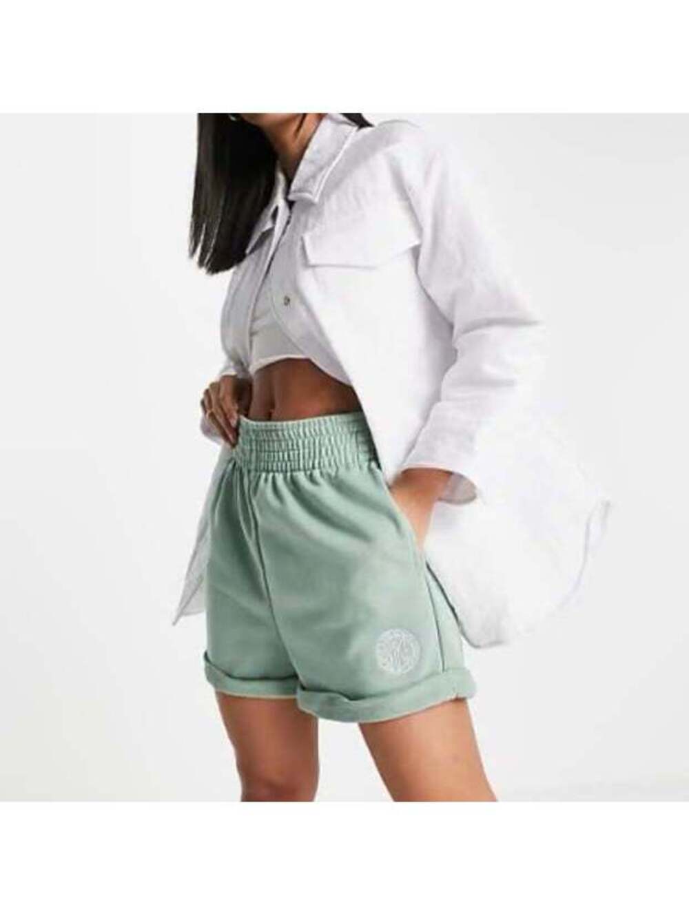 Nike  mint green athletic shorts  size S